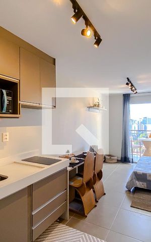 Studio à venda com 29m², 1 quarto e sem vagaCozinha
