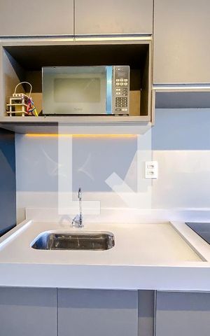 Studio à venda com 29m², 1 quarto e sem vagaCozinha