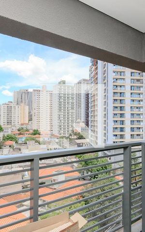 Studio à venda com 26m², 1 quarto e sem vaga Studio à venda com 26m², 1 quarto e sem vagaVaranda