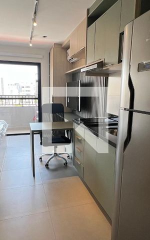 Studio à venda com 28m², 1 quarto e sem vagaCozinha - Armários