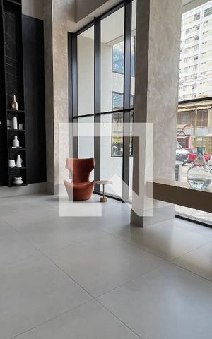 Studio à venda com 28m², 1 quarto e sem vagaHall social