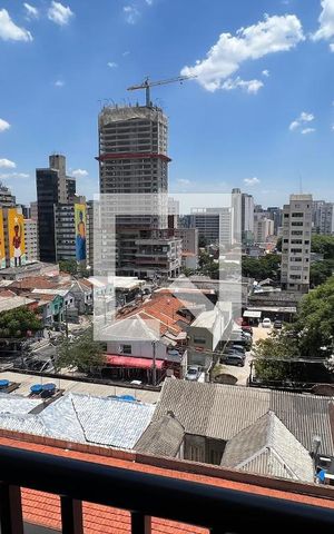 Studio à venda com 28m², 1 quarto e sem vagaVista da Sacada