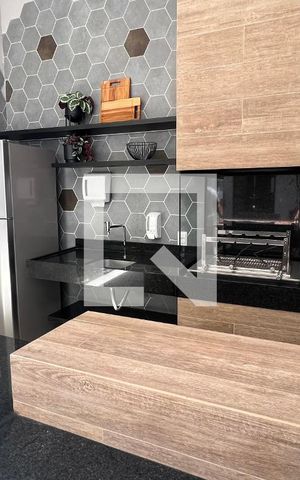 Studio à venda com 28m², 1 quarto e sem vagaChurrasqueira