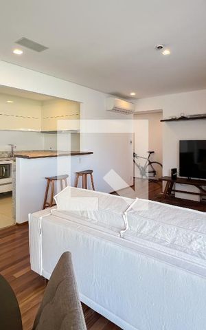 Apartamento para alugar com 75m², 1 quarto e 2 vagas Apartamento para alugar com 75m², 1 quarto e 2 vagasSala