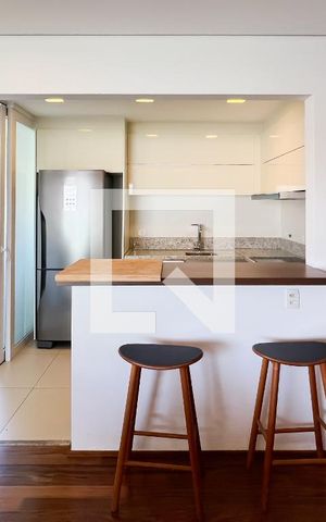 Apartamento para alugar com 75m², 1 quarto e 2 vagas Apartamento para alugar com 75m², 1 quarto e 2 vagasSala