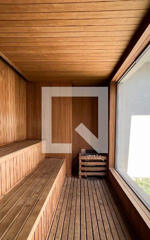 Apartamento para alugar com 75m², 1 quarto e 2 vagas Apartamento para alugar com 75m², 1 quarto e 2 vagasSauna