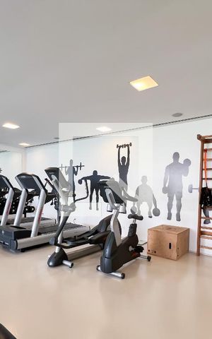 Apartamento para alugar com 75m², 1 quarto e 2 vagas Apartamento para alugar com 75m², 1 quarto e 2 vagasAcademia