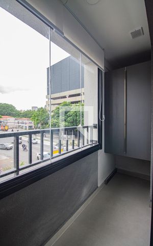 Studio à venda com 25m², 1 quarto e sem vagaVaranda