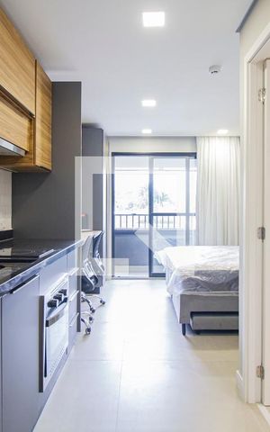 Studio à venda com 25m², 1 quarto e sem vagaCozinha