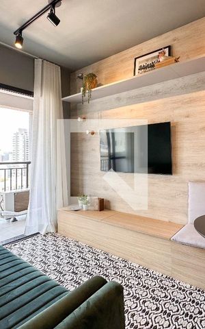 Studio para alugar com 32m², 1 quarto e sem vaga Studio para alugar com 32m², 1 quarto e sem vagaSala