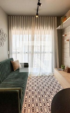 Studio para alugar com 32m², 1 quarto e sem vaga Studio para alugar com 32m², 1 quarto e sem vagaSala