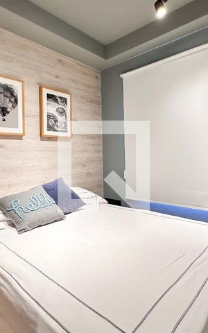 Studio para alugar com 32m², 1 quarto e sem vaga Studio para alugar com 32m², 1 quarto e sem vagaQuarto