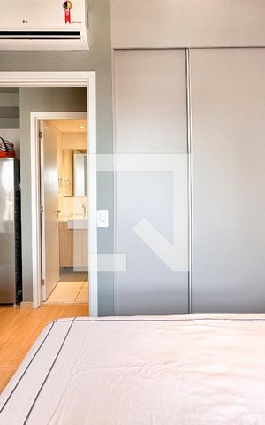 Studio para alugar com 32m², 1 quarto e sem vaga Studio para alugar com 32m², 1 quarto e sem vagaQuarto