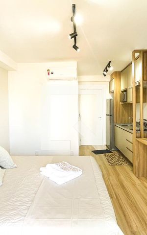 Studio para alugar com 24m², 1 quarto e sem vaga Studio para alugar com 24m², 1 quarto e sem vagaStudio