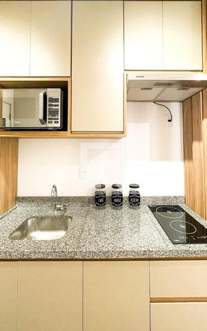 Studio para alugar com 24m², 1 quarto e sem vaga Studio para alugar com 24m², 1 quarto e sem vagaStudio/Cozinha