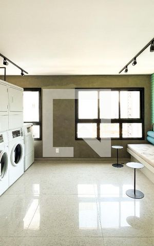 Studio para alugar com 24m², 1 quarto e sem vaga Studio para alugar com 24m², 1 quarto e sem vagaLavanderia