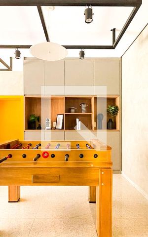 Studio para alugar com 24m², 1 quarto e sem vaga Studio para alugar com 24m², 1 quarto e sem vagaSalão de jogos