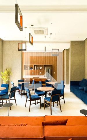 Studio para alugar com 24m², 1 quarto e sem vaga Studio para alugar com 24m², 1 quarto e sem vagaÁrea comum - Salão de festas