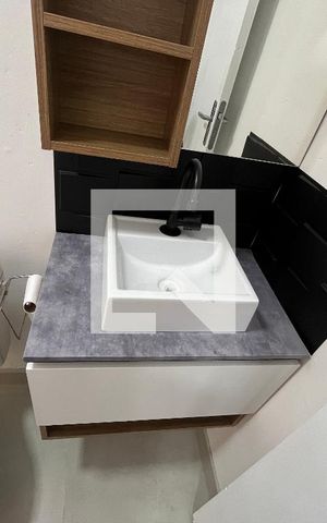 Studio para alugar com 28m², 1 quarto e sem vagaBanheiro