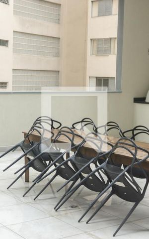 Apartamento para alugar com 35m², 1 quarto e sem vagaÁrea comum - Churrasqueira