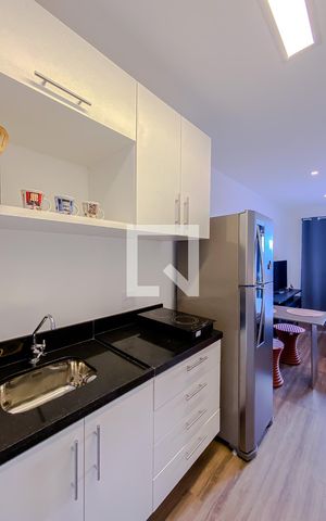 Studio para alugar com 28m², 1 quarto e sem vagaCozinha