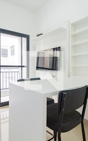 Studio para alugar com 27m², 1 quarto e sem vagaQuarto