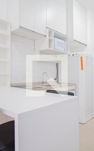 Studio para alugar com 27m², 1 quarto e sem vagaCozinha 