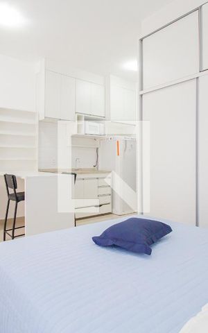 Studio para alugar com 27m², 1 quarto e sem vagaQuarto