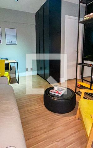 Apartamento para alugar com 36m², 1 quarto e 1 vaga Apartamento para alugar com 36m², 1 quarto e 1 vagaSala