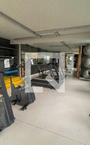 Apartamento para alugar com 36m², 1 quarto e 1 vaga Apartamento para alugar com 36m², 1 quarto e 1 vagaÁrea comum - Academia