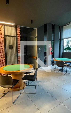 Apartamento para alugar com 36m², 1 quarto e 1 vaga Apartamento para alugar com 36m², 1 quarto e 1 vagaSalão de jogos