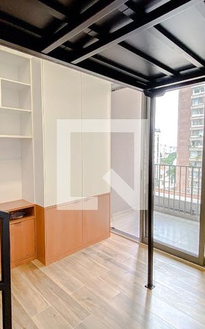 Studio à venda com 25m², 1 quarto e sem vagaSala/Quarto