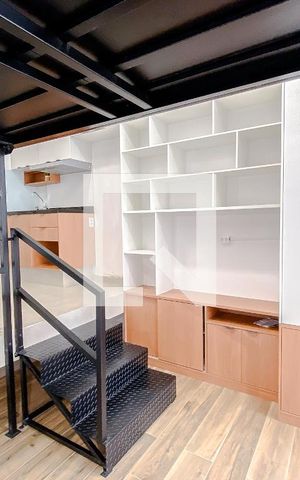 Studio à venda com 25m², 1 quarto e sem vagaSala/Quarto