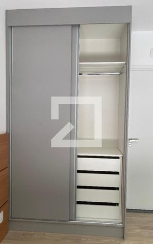 Studio para alugar com 28m², 1 quarto e sem vaga Studio para alugar com 28m², 1 quarto e sem vagaGuarda Roupa