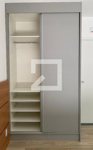Studio para alugar com 28m², 1 quarto e sem vaga Studio para alugar com 28m², 1 quarto e sem vagaGuarda Roupa