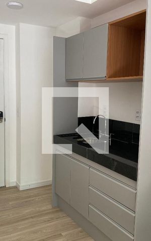 Studio para alugar com 28m², 1 quarto e sem vaga Studio para alugar com 28m², 1 quarto e sem vagaCozinha