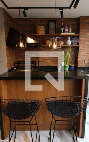 Apartamento à venda com 108m², 3 quartos e 2 vagasSala integrada com Cozinha e Área Gourmet