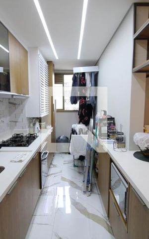 Apartamento à venda com 108m², 3 quartos e 2 vagasSala integrada com Cozinha e Área Gourmet