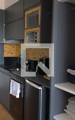 Studio para alugar com 27m², 1 quarto e sem vaga Studio para alugar com 27m², 1 quarto e sem vagaCozinha