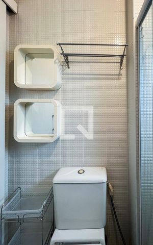 Apartamento à venda com 60m², 1 quarto e 2 vagas Apartamento à venda com 60m², 1 quarto e 2 vagasBanheiro