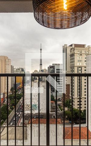 Apartamento à venda com 38m², 1 quarto e sem vagaVaranda