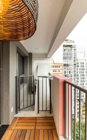 Apartamento à venda com 38m², 1 quarto e sem vagaVaranda