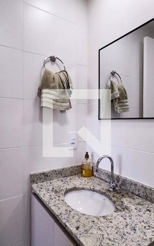 Apartamento para alugar com 31m², 1 quarto e sem vaga Apartamento para alugar com 31m², 1 quarto e sem vagaBanheiro da Suíte