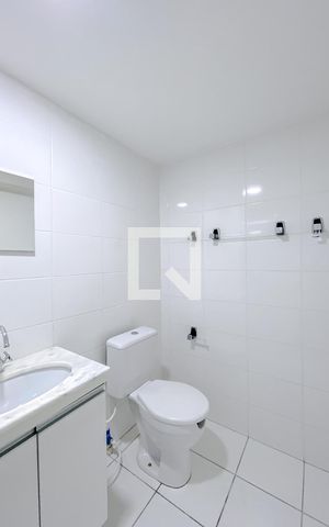 Apartamento à venda com 34m², 1 quarto e sem vagaBanheiro da Suíte