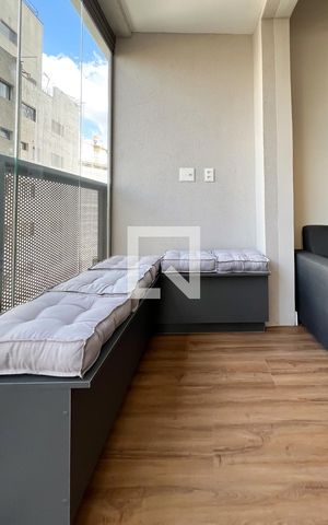 Apartamento para alugar com 39m², 1 quarto e 1 vagaVaranda