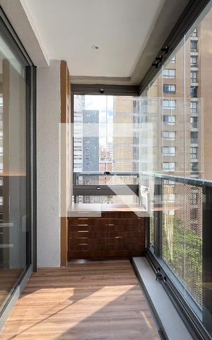 Apartamento para alugar com 39m², 1 quarto e 1 vagaVaranda