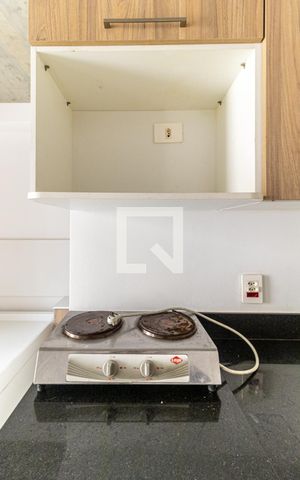 Studio para alugar com 22m², 1 quarto e sem vagaCozinha - Cooktop