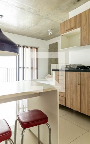 Studio para alugar com 22m², 1 quarto e sem vagaCozinha - Mesa