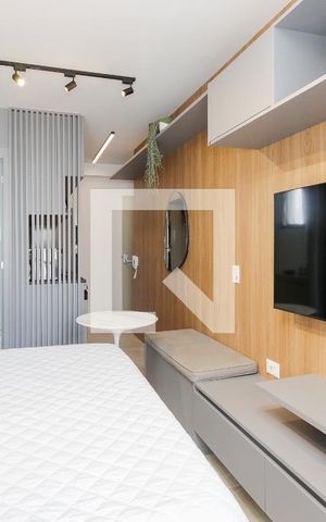 Studio para alugar com 24m², 1 quarto e sem vaga Studio para alugar com 24m², 1 quarto e sem vagaSala/ quarto
