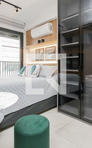 Studio para alugar com 24m², 1 quarto e sem vaga Studio para alugar com 24m², 1 quarto e sem vagaSala/ quarto